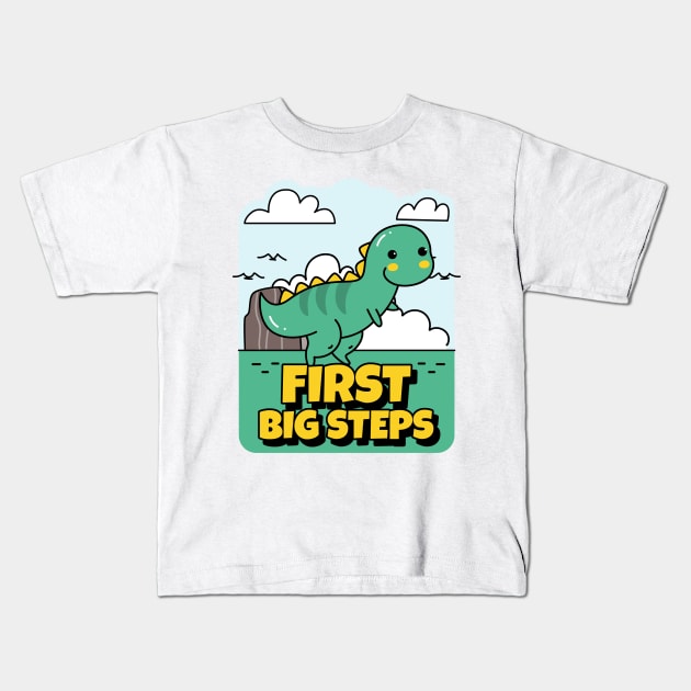 First Big Steps Kids T-Shirt by Red Rov